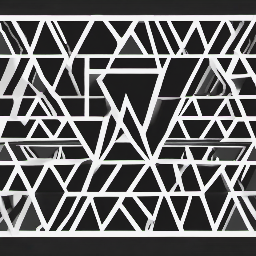 ComfyUI Lab generated abstract structural image from a local workflow exploration 10