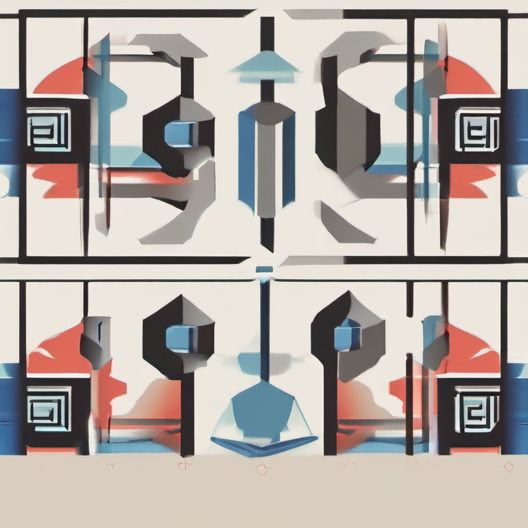 ComfyUI Lab generated abstract structural image from a local workflow exploration 11