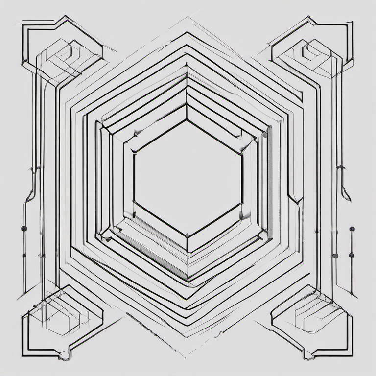 ComfyUI Lab generated abstract structural image from a local workflow exploration 12