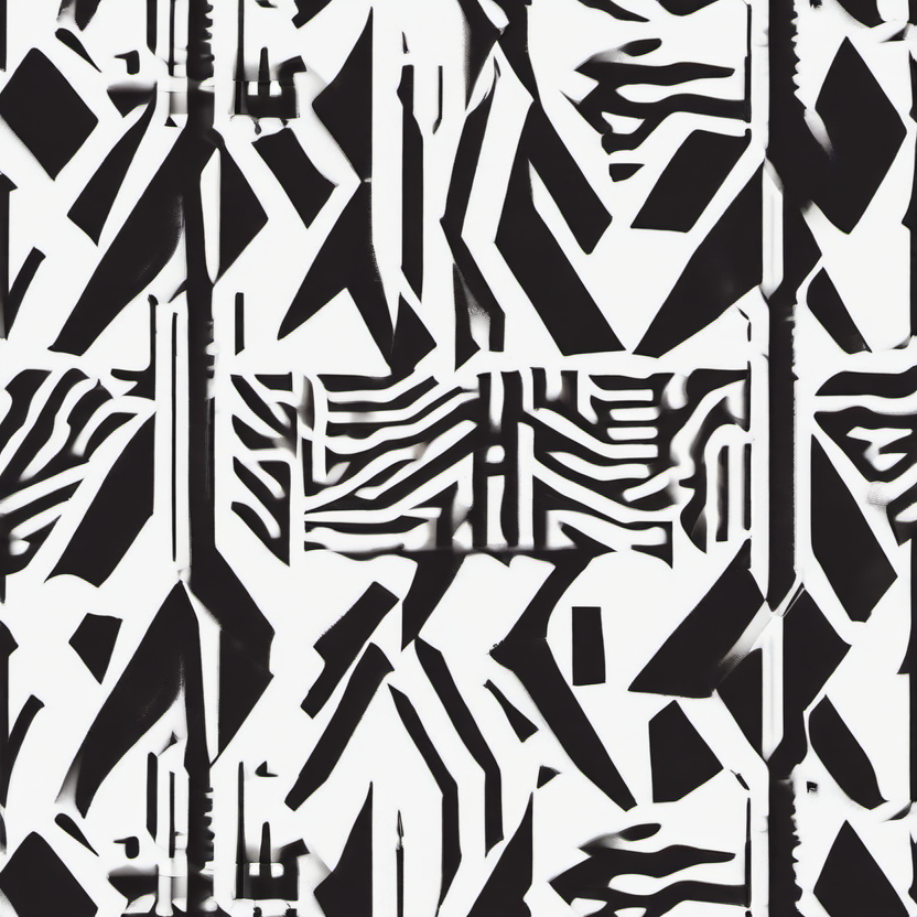 ComfyUI Lab generated abstract structural image from a local workflow exploration 19