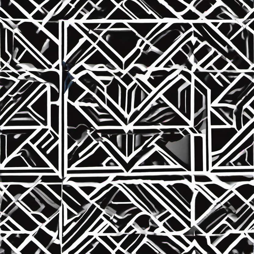 ComfyUI Lab generated abstract structural image from a local workflow exploration 24