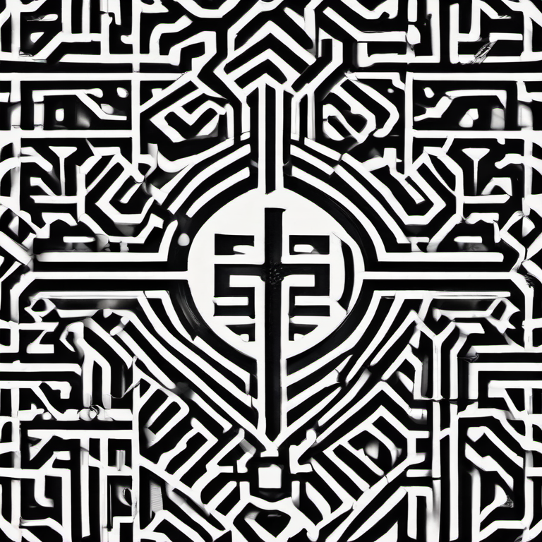 ComfyUI Lab generated abstract structural image from a local workflow exploration 26