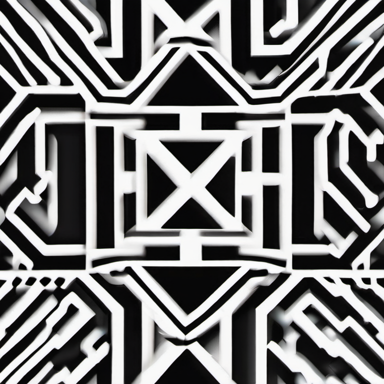 ComfyUI Lab generated abstract structural image from a local workflow exploration 32