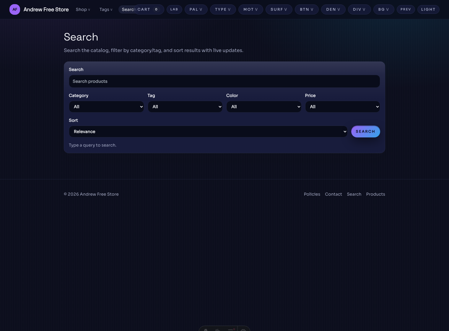 My Store screenshot 3 showing search